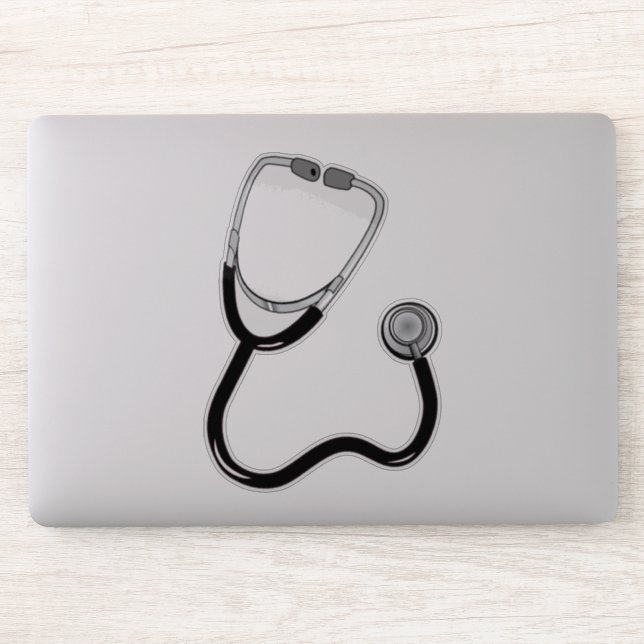 Sticker Médecin ou infirmière stéthoscope (Ordinateur)