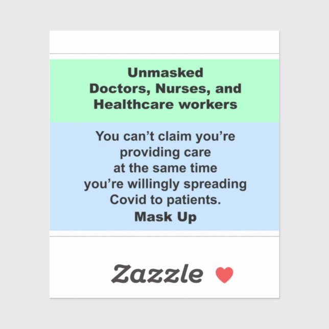 Sticker Médecins, infirmières et vinyles médicaux non masq (Feuille)