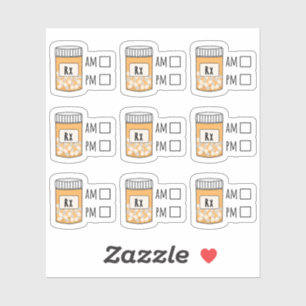Sticker Médecins Rappel Médicale Pill Tracker