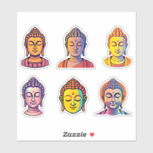 Sticker Méditant Bouddha Gautama calme