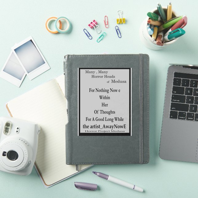 Sticker Medusa 7MMHeads Phrases 2025 Horror Book Awaynowe (Couverture iPad)