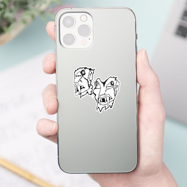 Sticker Medusa awaynowe Horreur 10MMHeads DoubleHeaded 202 (Téléphone)