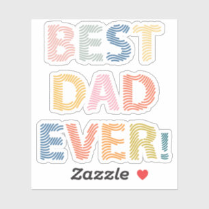 Sticker Meilleur DAD jamais