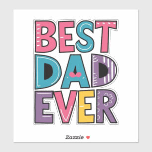 Sticker Meilleur Papa Ever 