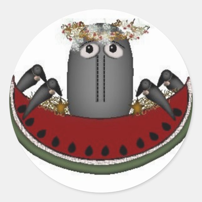 Sticker Melon & Crows (Devant)