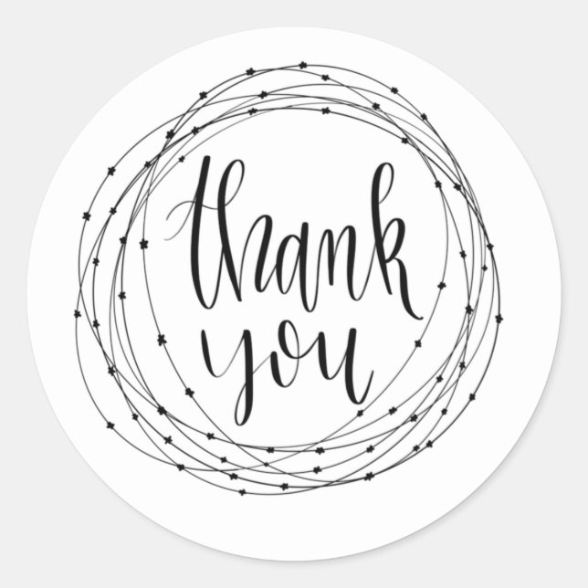 Sticker Merci (Devant)