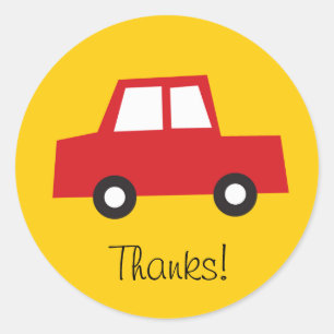 Sticker Merci Anniversaire de enfant de voiture ro