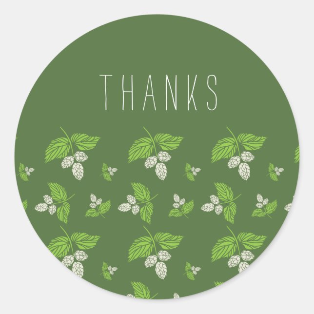 Sticker Merci, autocollant de faveur, scellé d'env (Devant)