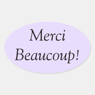 Sticker Merci Beaucoup