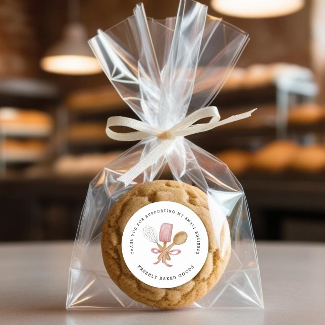 Sticker Merci de boulangerie moderne (Créateur téléchargé)