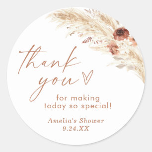 Sticker Merci de douche Boho Favoriser