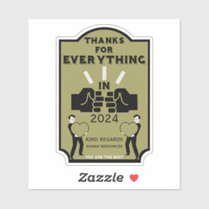 Sticker Merci Des Ressources Humaines