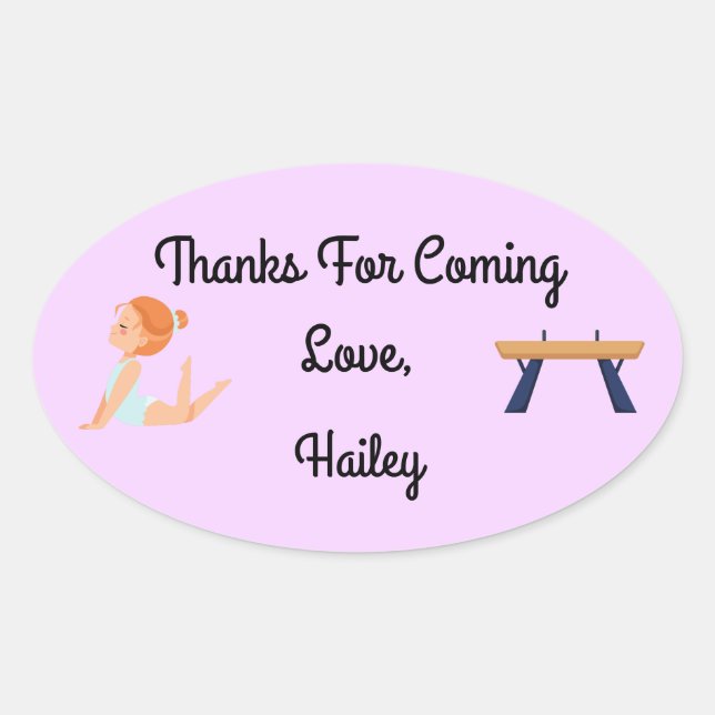 Sticker Merci du Parti Gymnastique (Devant)