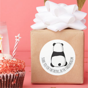 Sticker Merci du Parti Panda