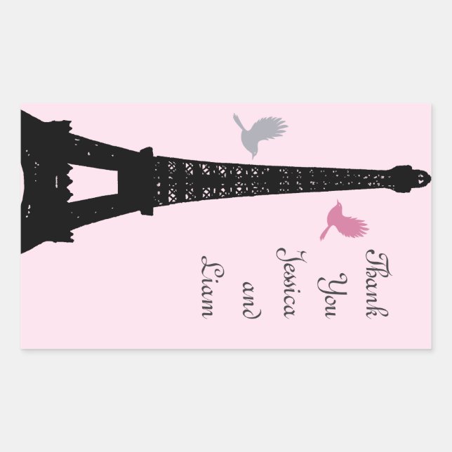 Sticker Merci Inséparable (rose) (Devant)