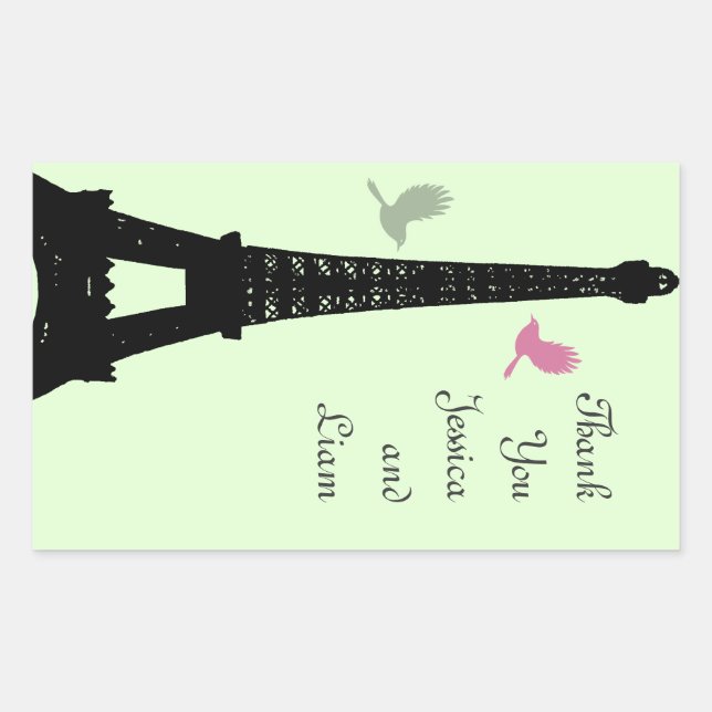 Sticker Merci Inséparable (vert) (Devant)