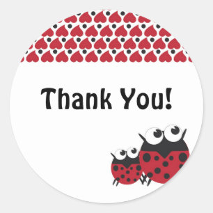 Sticker Merci LadyBug CUTE