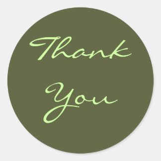 Sticker Merci Olive