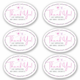 Sticker Merci Pour Le Soutien À Ma Petite Entreprise