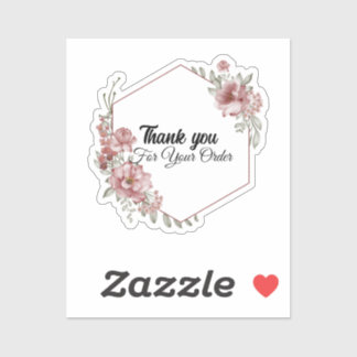 Sticker Merci pour votre commande