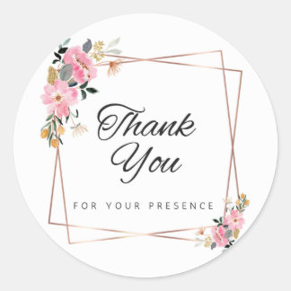 Sticker Merci rond
