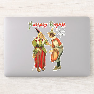 Sticker Mère Goose Vieux homme Nursery Rhymes art