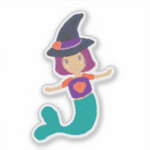 Mermaid sorcière mignonne Pastel dans le Casquette