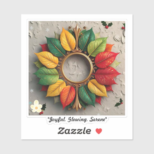 Sticker "Merveilleuse saison estive" (Feuille)