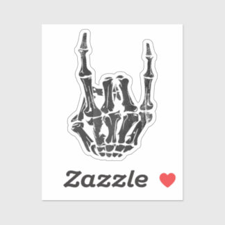 Sticker Métal Squelette