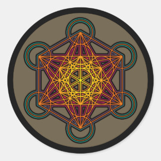 sticker métatron cube mandala