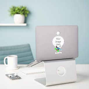 Sticker Metteur Blue Jay Monogram