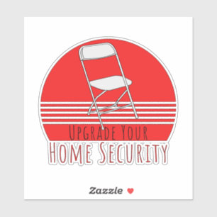 Sticker Mettre à niveau votre sécurité à domicile