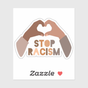 Sticker Mettre fin au racisme