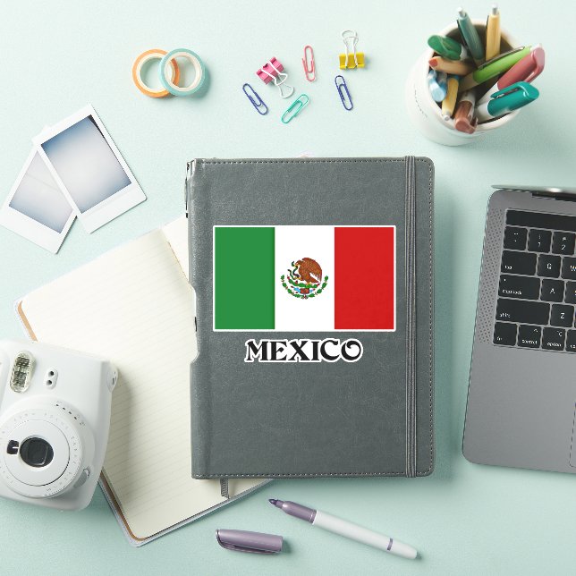 Sticker Mexique, drapeau du Mexique, (Couverture iPad)