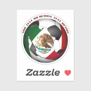 Sticker Mexique Soccer Ball