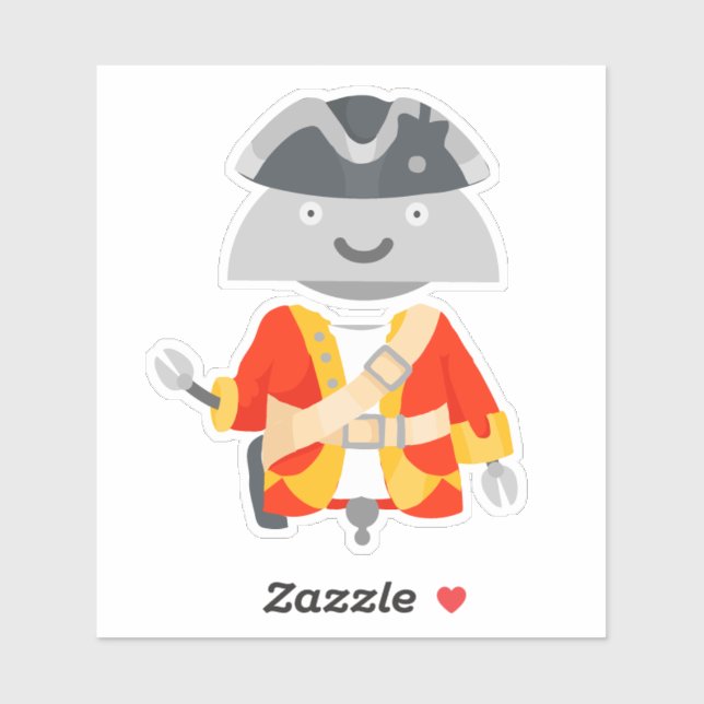 Sticker Mia pirate (Feuille)