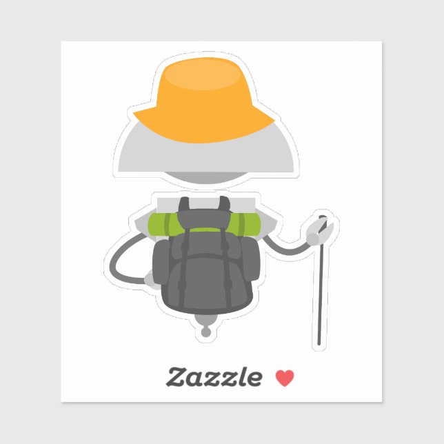 Sticker Mia randonnée (Feuille)