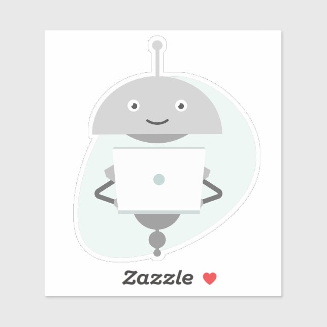 Sticker Mia sur un ordinateur portable (Feuille)