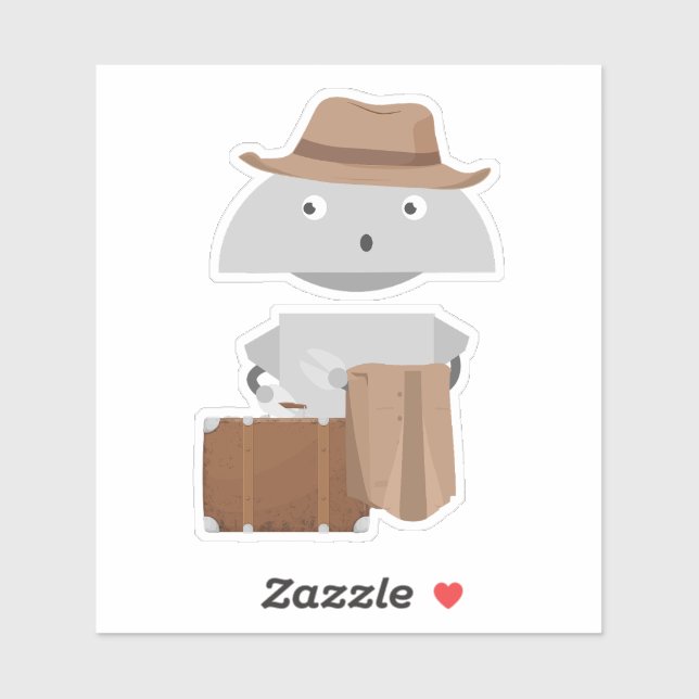 Sticker Mia voyage (Feuille)