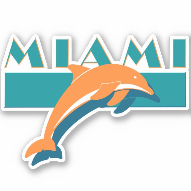 STICKER MIAMI 80S (Devant)