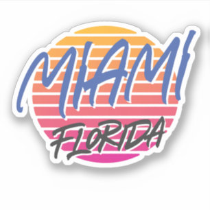 Sticker Miami Floride