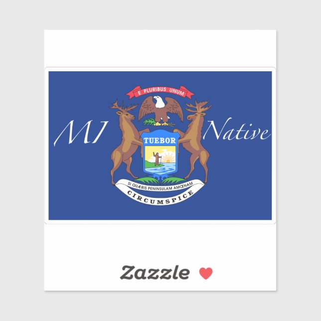 Sticker Michigan (Feuille)