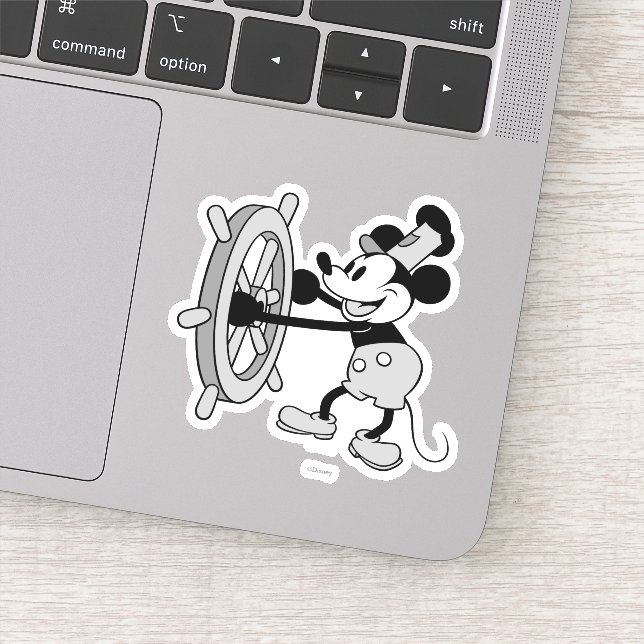 Sticker Mickey classique | Steamboat Willie 2 (Détail)