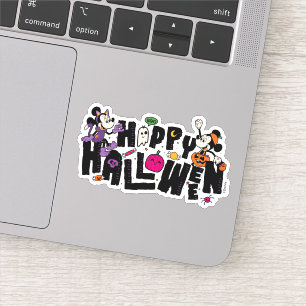 Sticker Mickey et Minnie - Bonne Halloween