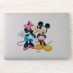 Sticker Mickey et Minnie  Embrasser sur le jouet