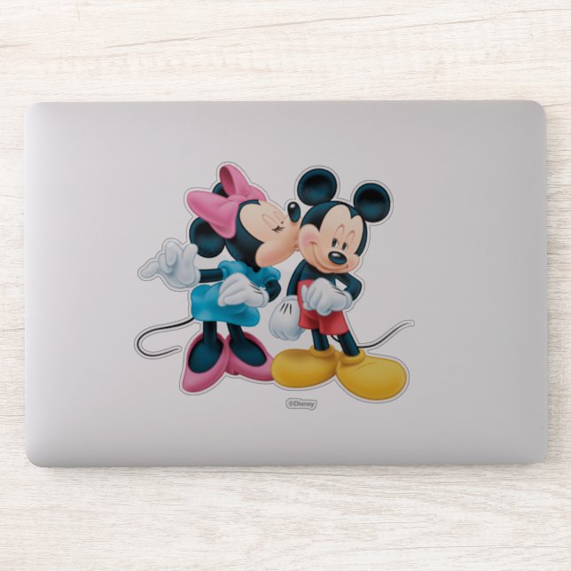 Sticker Mickey et Minnie| Embrasser sur le jouet (Ordinateur)
