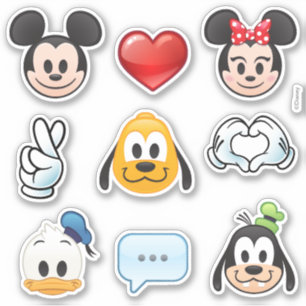 Sticker Mickey et ses amis Fab Five Emoji