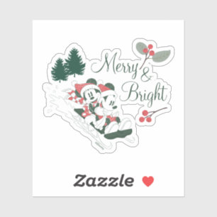 Sticker Mickey   Merry & Bright