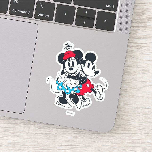 Sticker Mickey & Minnie | Couple gagnant (Détail)