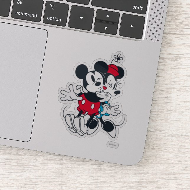 Sticker Mickey & Minnie | L'amour perpétuel (Détail)